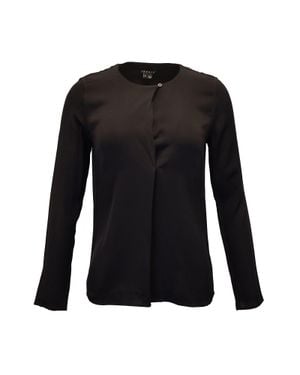 Theory Long Sleeves Blouse - Black