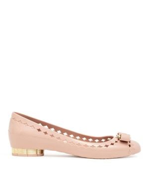 Ferragamo Jelly Ballet Flats - Pink