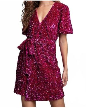 Eesome Crystal Dress - Red