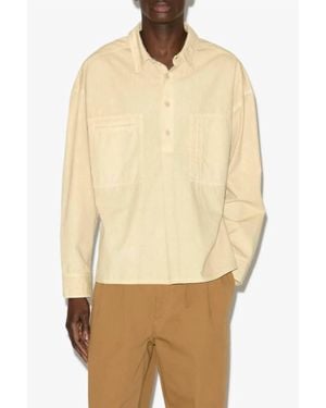 Isabel Marant Terry Cotton Buttoned Shirt - Natural