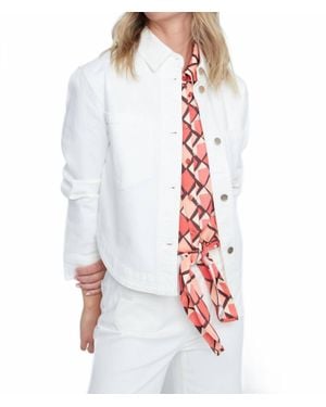 Renuar Woven Jacket - White