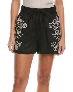 Johnny Was Hannini Drawstring Short - Black