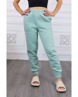 SurelyMine Fleece Lined Thick Jogger - Blue