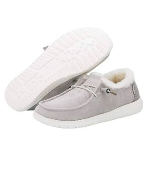 HEYDUDE Wendy Moccasin Shoe - White