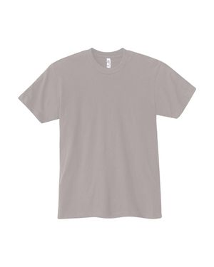 LOS ANGELES APPAREL Usa-Made Fine Jersey T-Shirt - Gray