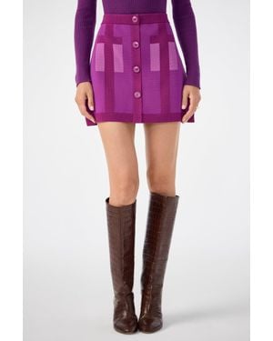 Trina Turk Artemis Skirt - Purple