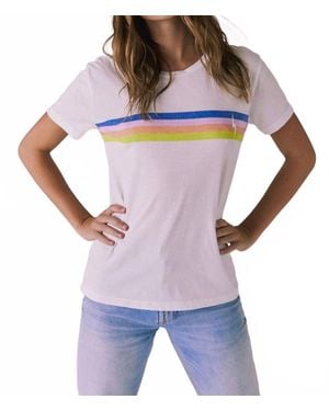 Chaser Brand Retro Lightning Graphic Tee - Purple