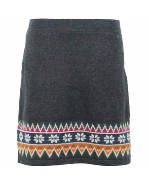 SKHOOP Scandinavian Knee Midi Skirt - Gray