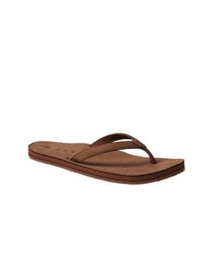 Reef Solana Leather Sandals - Brown