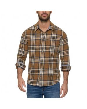 Flag & Anthem Seabrook Clay Flannel Shirt - Brown