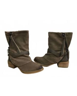 Naughty Monkey Shelley Boots - Green