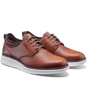 Samuel Hubbard Shoe Co. Rafael M2165-083 Oxford Tan Leather Lace-Up Shoes Zpo1548 - Brown