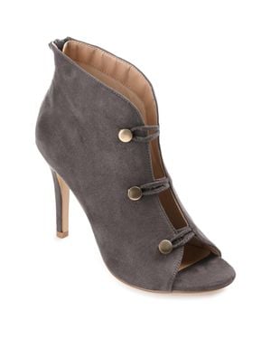Journee Collection Collection Brecklin Bootie - Gray