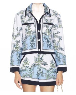 Veronica Beard Novelle Cardigan - Blue