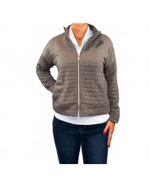 Lulu-B Pillow Quilted Jacket - Gray