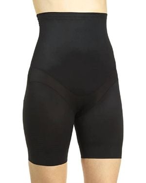 Miraclesuit Flex Fit Hi-Waist Thigh Slimmer Shapewear - Black