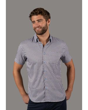 American Heritage Daggered Shapes Shirt - Gray