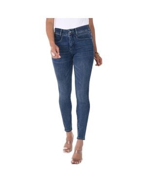 FRANK LYMAN Slim High Rise Jeans - Blue