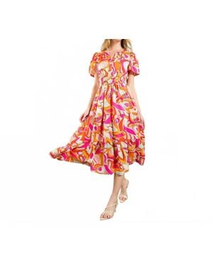 Thml Evelyn Dress - Red