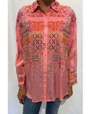 Johnny Was Ryan Button Down - Pink