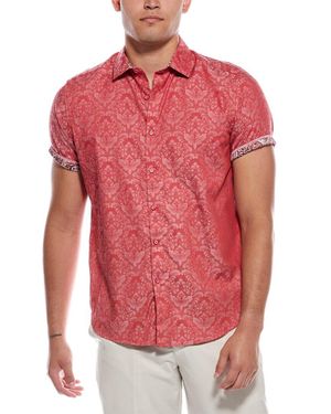 Robert Graham Bayview Classic Fit Woven Shirt - Red