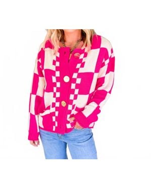 Jodifil The Pop Quiz Cardigan - Pink