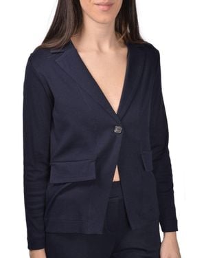 Gran Sasso Cotton Elastane Jacket - Blue