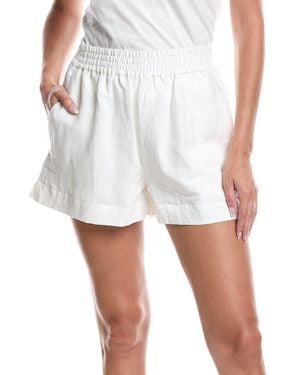 French Connection Birdie Linen Short - White