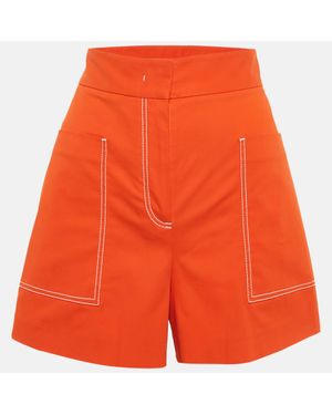 Missoni Cotton Pocket Detail Shorts - Orange