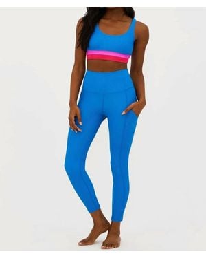Beach Riot Summer 7/8 Leggings W/ Pockets - Blue