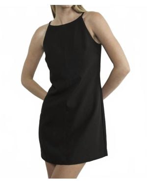 Aaron & Amber Halter Dress - Black