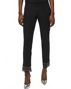 Joseph Ribkoff Silky Knit Straight Pants - Black