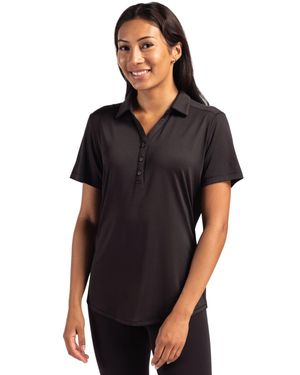 Cutter & Buck Forge Eco Stretch Recycled Short Sleeve Polo - Black
