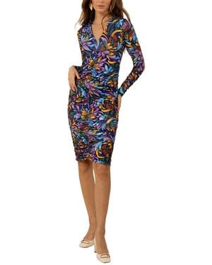 Hale Bob Eve Midi Dress - Blue
