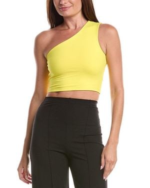 Susana Monaco One-Shoulder Strap Back Top - Yellow