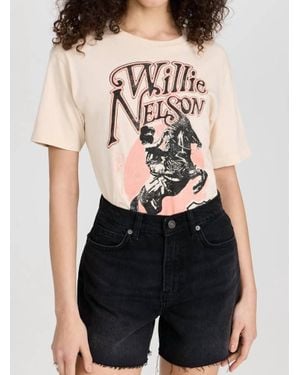 Daydreamer Willie Nelson Route 66 Weekend Tee - Black