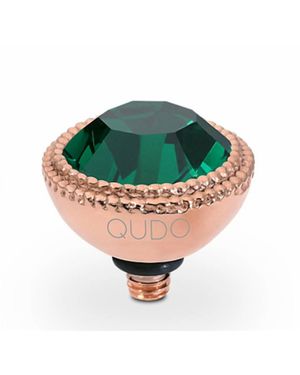 qudo Fabero Round Emerald 11Mm Topper - Green