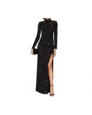 Likely Kerry Sequin Gown - Black