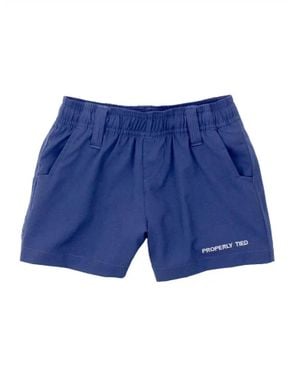 Properly Tied Boys Pintail Short - Blue