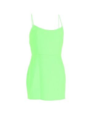 Alex Perry Cayde Mini Sleeveless Dress - Green