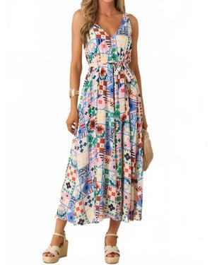 FRNCH Consordia Midi Dress - White