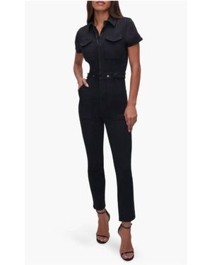 GOOD AMERICAN Denim Jumpsuit - Blue