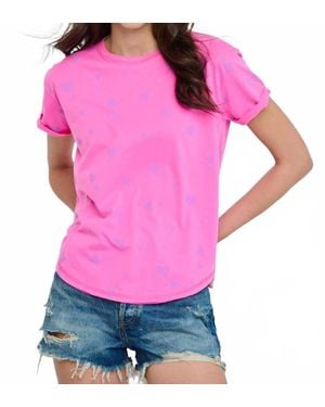 Lisa Todd Love Life Tee - Pink