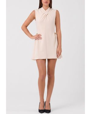 Rachel Roy Sloane Twist Neck Mini Dress - Pink