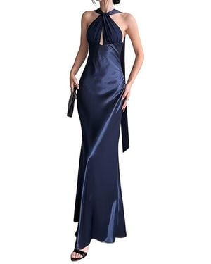Linda Charm Maxi Dress - Blue