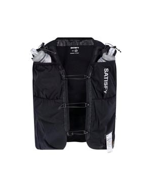Satisfy Hydration Vest Multiple Pockets Jacket - Black