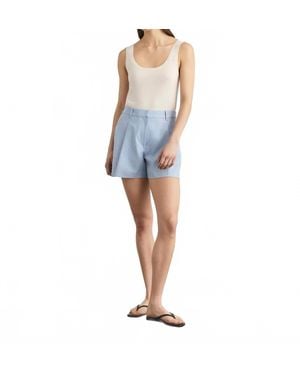 Tanya Taylor Jodi High Waist Short - Blue