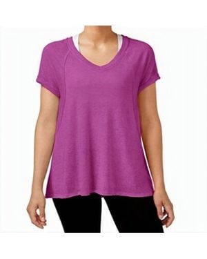 Calvin Klein Performance Burnout T-Shirt - Purple