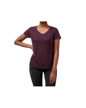 On Shoes Short Sleeve Performance Tee - Purple