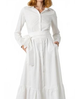 Monica Nera Carrie Maxi Dress - White